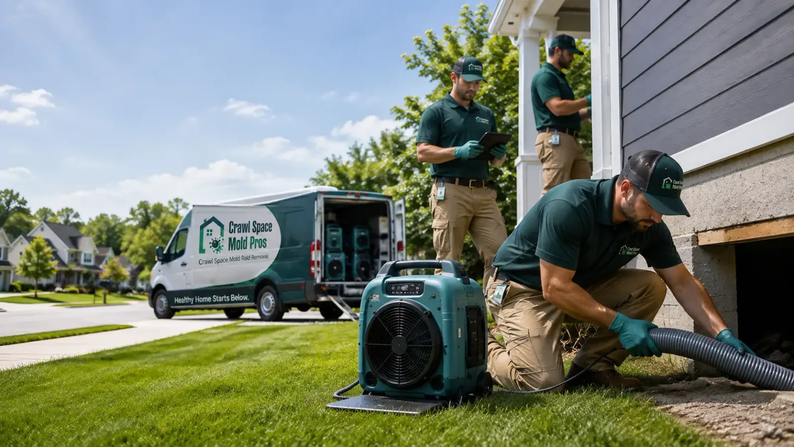 Crawl Space Mold Removal in Quincy, WA